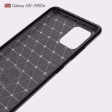 Husa pentru Samsung Galaxy Note 10 Lite, Techsuit Carbon Silicone, negru