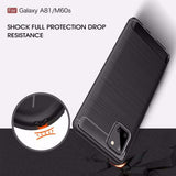 Husa pentru Samsung Galaxy Note 10 Lite, Techsuit Carbon Silicone, negru