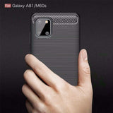Husa pentru Samsung Galaxy Note 10 Lite, Techsuit Carbon Silicone, negru