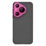 Husa pentru Huawei Pura 70, Techsuit Carbonite FiberShell, cyan