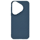 Husa pentru Huawei Pura 70, Techsuit Carbonite FiberShell, cyan