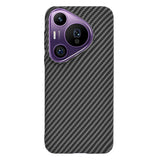 Husa pentru Huawei Pura 70 Pro, Techsuit Carbonite FiberShell, cyan