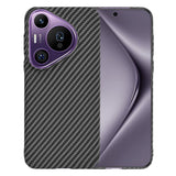 Husa pentru Huawei Pura 70 Pro, Techsuit Carbonite FiberShell, cyan