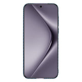 Husa pentru Huawei Pura 70 Pro, Techsuit Carbonite FiberShell, cyan