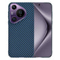 Husa pentru Huawei Pura 70 Pro, Techsuit Carbonite FiberShell, cyan