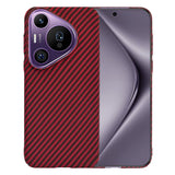 Husa pentru Huawei Pura 70 Pro, Techsuit Carbonite FiberShell, cyan