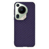 Husa pentru Huawei Pura 70 Ultra, Techsuit Carbonite FiberShell, cyan