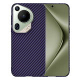 Husa pentru Huawei Pura 70 Ultra, Techsuit Carbonite FiberShell, cyan