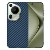 Husa pentru Huawei Pura 70 Ultra, Techsuit Carbonite FiberShell, cyan