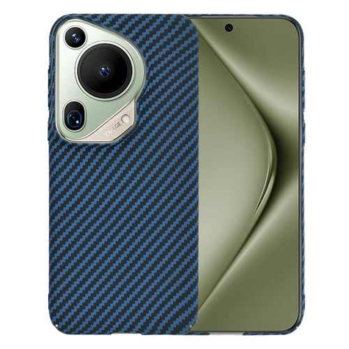 Husa pentru Huawei Pura 70 Ultra, Techsuit Carbonite FiberShell, cyan