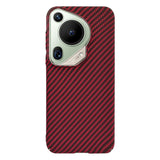 Husa pentru Huawei Pura 70 Ultra, Techsuit Carbonite FiberShell, cyan