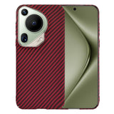 Husa pentru Huawei Pura 70 Ultra, Techsuit Carbonite FiberShell, cyan