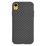 Husa pentru iPhone XR, Techsuit Carbonite FiberShell, cyan