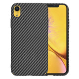 Husa pentru iPhone XR, Techsuit Carbonite FiberShell, cyan