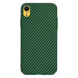 Husa pentru iPhone XR, Techsuit Carbonite FiberShell, cyan