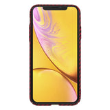 Husa pentru iPhone XR, Techsuit Carbonite FiberShell, cyan