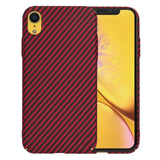 Husa pentru iPhone XR, Techsuit Carbonite FiberShell, cyan