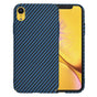 Husa pentru iPhone XR, Techsuit Carbonite FiberShell, cyan