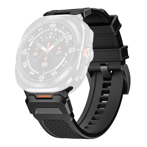 Curea pentru Samsung Galaxy Watch Ultra 47mm, Techsuit Watchband (W068), negru