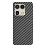 Husa pentru Motorola Edge 50 Ultra, Techsuit Carbonite FiberShell, cyan