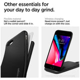 Husa pentru iPhone SE 2, SE 2020, Spigen Liquid Air (042CS20511), negru