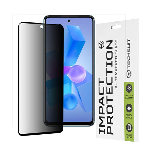 Folie de protectie pentru Infinix Hot 40, Techsuit 111D Privacy Full Glue