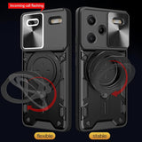 Husa pentru Xiaomi Redmi Note 13 Pro+ 5G, Techsuit CamGuard Pro, albastru