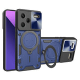 Husa pentru Xiaomi Redmi Note 13 Pro+ 5G, Techsuit CamGuard Pro, albastru