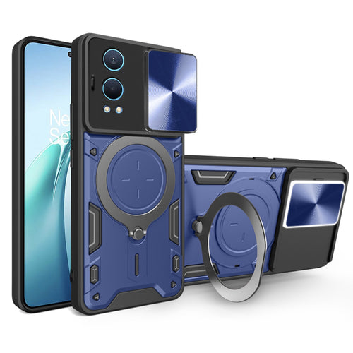 Husa pentru OnePlus Nord CE4 Lite, Techsuit CamGuard Pro, albastru