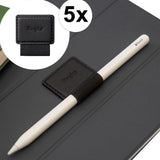 Ringke Pen Holder (5 pack), Ecological Leather, Textile, Elastic, Negru