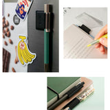 Ringke Pen Holder (5 pack), Ecological Leather, Textile, Elastic, Negru