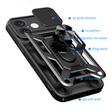 Husa pentru iPhone 16, Techsuit CamShield Series, albastru