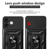 Husa pentru iPhone 16 Plus, Techsuit CamShield Series, albastru