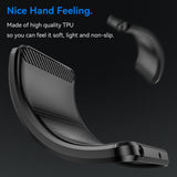 Husa pentru iPhone 16 Pro, Techsuit Carbon Silicone, albastru