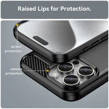 Husa pentru iPhone 16 Pro, Techsuit Carbon Silicone, albastru