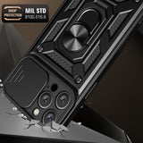 Husa pentru iPhone 16 Pro Max, Techsuit CamShield Series, roz