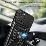 Husa pentru iPhone 16 Pro Max, Techsuit CamShield Series, albastru