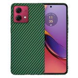 Husa pentru Motorola Moto G84, Techsuit Carbonite FiberShell, cyan