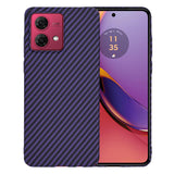 Husa pentru Motorola Moto G84, Techsuit Carbonite FiberShell, cyan