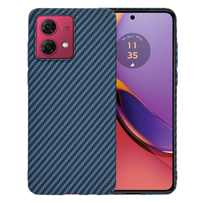 Husa pentru Motorola Moto G84, Techsuit Carbonite FiberShell, cyan