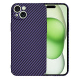 Husa pentru iPhone 15 Plus, Techsuit Carbonite FiberShell, cyan
