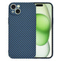 Husa pentru iPhone 15 Plus, Techsuit Carbonite FiberShell, cyan