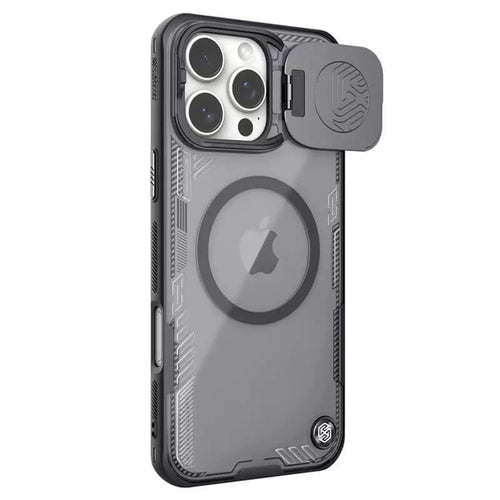 Husa pentru iPhone 16 Pro Max, Nillkin Iceblade Prop Magnetic (without Camera Cutout), negru