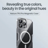 Husa pentru iPhone 16 Pro Max, Nillkin Nature TPU Pro MagSafe Case, albastru
