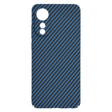 Husa pentru OPPO A78 4G, Techsuit Carbonite FiberShell, cyan