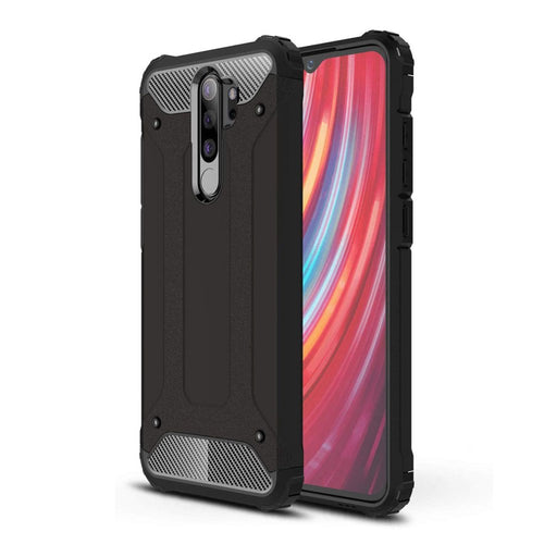 Husa pentru Xiaomi Redmi Note 8 Pro, Techsuit Hybrid Armor, negru