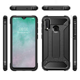 Husa pentru Samsung Galaxy A20e, Techsuit Hybrid Armor, negru