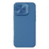 Husa pentru iPhone 16 Pro Max, Nillkin CamShield Prop Magnetic, albastru