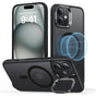 Husa pentru iPhone 16, ESR Classic Hybrid HaloLock Kickstand, negru frost
