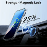 Husa pentru iPhone 16 Pro, ESR Classic Hybrid HaloLock Kickstand, transparenta